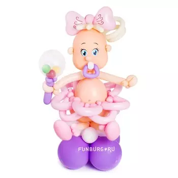 Фигура из шаров «Лялька»