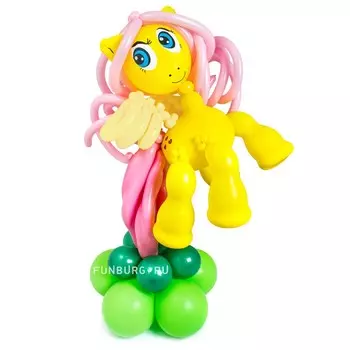 Фигура из шаров «Милая пони Флаттершай»