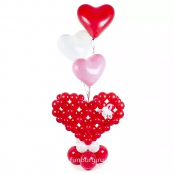 Фигура из шаров «Нежность»
