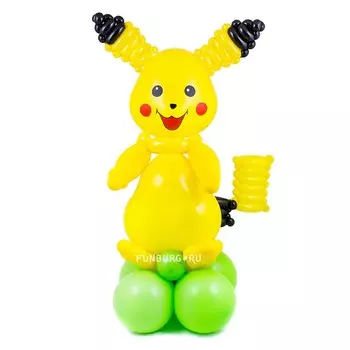 Фигура из шаров «Пикачу»