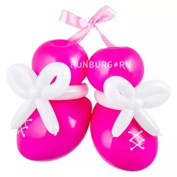 Фигура из шаров «Пинетки для девочки»