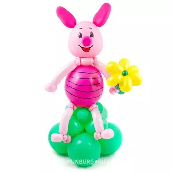 Фигура из шаров «Пятачок»