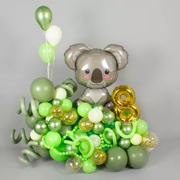 Фигура из шаров с цифрой «Австралия»