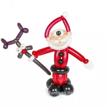 Фигура из шаров «Санта»