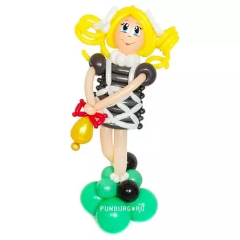 Фигура из шаров «Школьница»