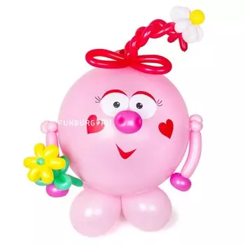 Фигура из шаров «Смешарик Нюша»