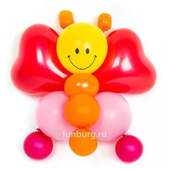 Фигура из шаров «Веселая бабочка»