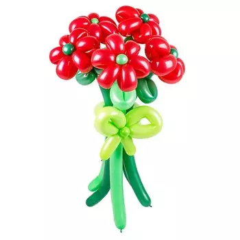 Цветы из шаров «Яркий букет»
