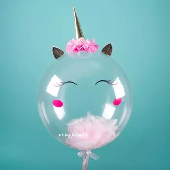 Фигура «Шар Bubble Единорог»