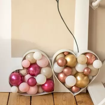 Фигура в технике аэромозаика «Сердце» малое