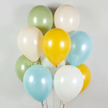Гелиевые шары без рисунка «Ассорти лимонад»