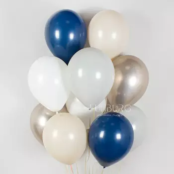 Гелиевые шары без рисунка «Ассорти moonlight»