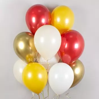 Гелиевые шары без рисунка «Ассорти salsa»