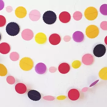 Гирлянда из кружков «Леденец»