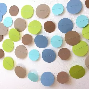 Гирлянда из кружков «Лесная»