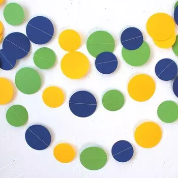 Гирлянда из кружков «Мальчишкам»