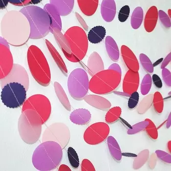 Гирлянда из кружков «Розовые сны»