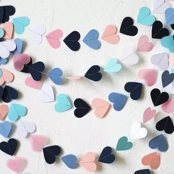 Гирлянда из сердец «Королевская»