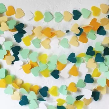 Гирлянда из сердец «Мохито»