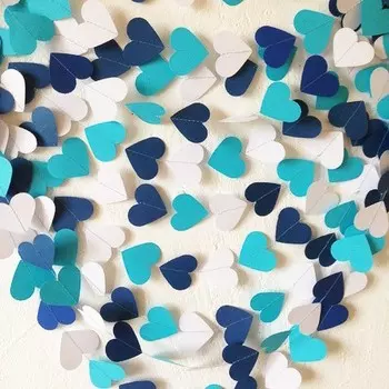 Гирлянда из сердец «Море»