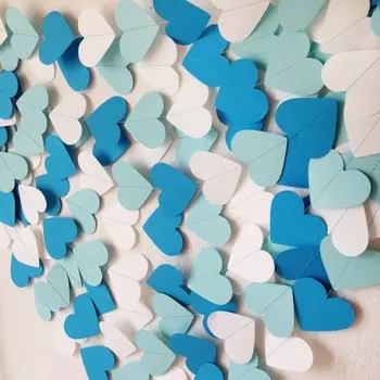 Гирлянда из сердец «Небо»