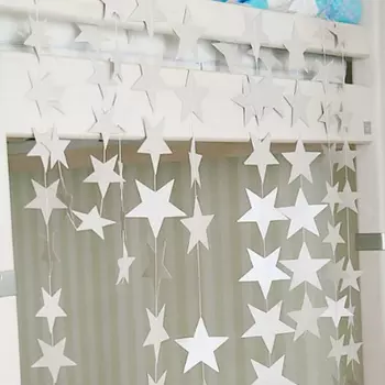 Гирлянда из звездочек «Перламутровые звезды»