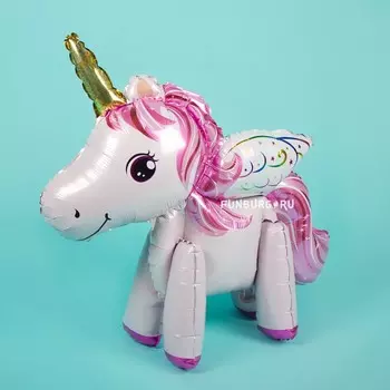 Ходящий шар «Маленький Единорог» с крылышками