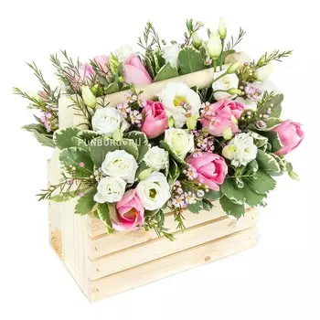 Композиция в деревянном ящике «Юнона»