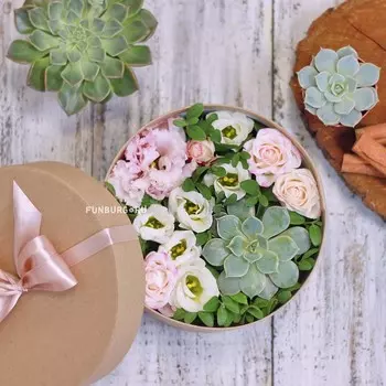 Композиция в коробке «Кувшинка»