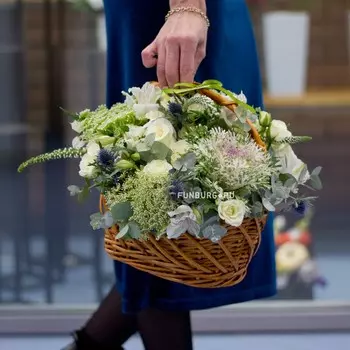 Корзина цветов «Нимфа»