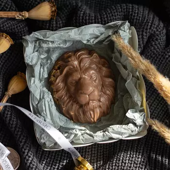 Лев из бельгийского шоколада молочный шоколад