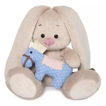 Мягкая игрушка «Зайка Ми с голубой лошадкой»