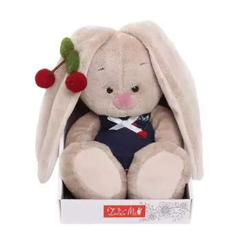 Мягкая игрушка «Зайка Ми в костюмчике и с войлочной вишней»