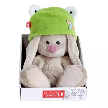Мягкая игрушка «Зайка Ми в шапке-лягушка»