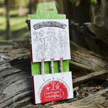 Набор графитных растущих карандашей «Восточные пряности», 3 шт