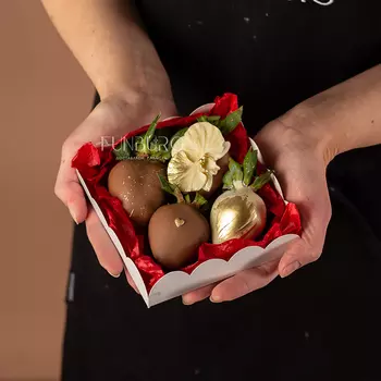 Набор клубники в шоколаде «la Fleur» XS