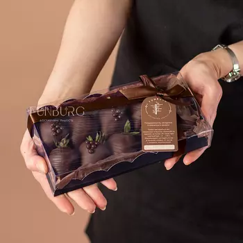 Набор клубники в тёмном шоколаде «Black» S