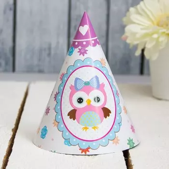 Набор колпачков «Совушки» (фиолетовые)