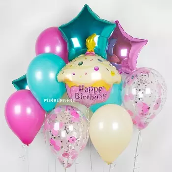 Набор шаров «Happy Birthday!»