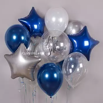 Набор шаров «Let it Snow»