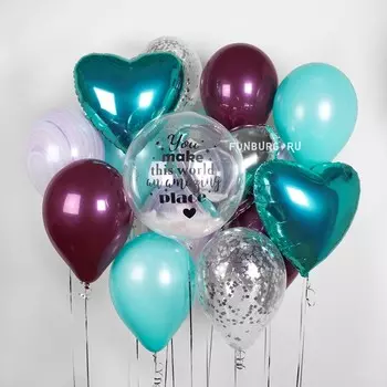 Набор шаров «Мятная вишня»