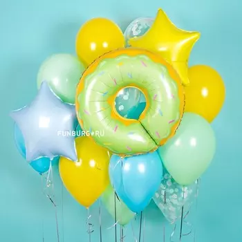 Набор шаров «Мятный пончик»