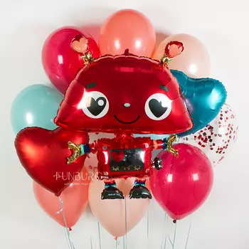 Набор шаров «Влюбленный робот»