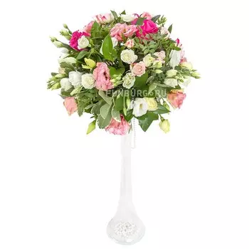 Настольная композиция в высокой вазе (вар. 3)