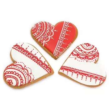 Пряник «Ажурное сердце»