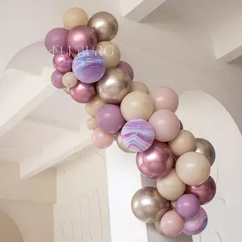 Разнокалиберная гирлянда из шаров «Фея»