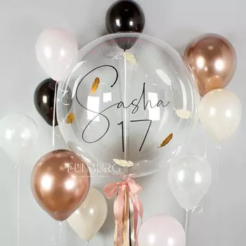 Шар Bubble с надписью «Невесомость»