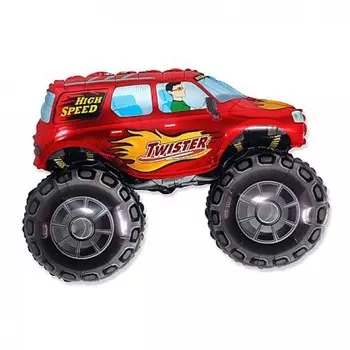 Шар из фольги «Большой красный внедорожник»