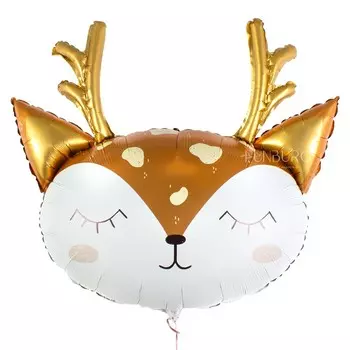 Шар из фольги «Голова оленёнка»