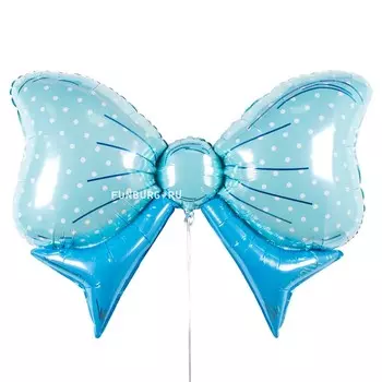 Шар из фольги «Голубой бант»